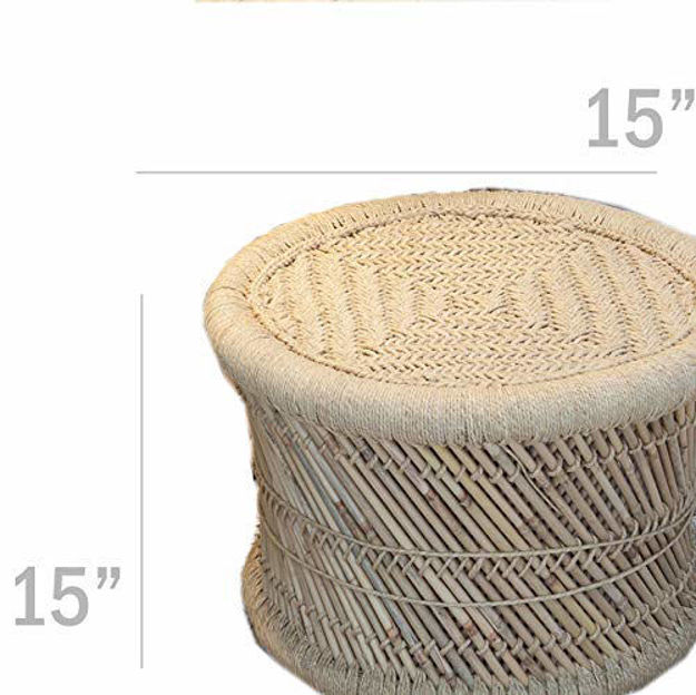 Picture of Natural Bamboo Stool
