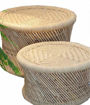 Picture of Natural Bamboo Mudda Stool (Set of 2)