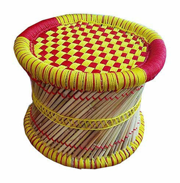 Picture of Bamboo Mudda Rajasthani Chair