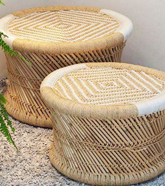 Picture of Bamboo Mudda Stool (Set of 2)