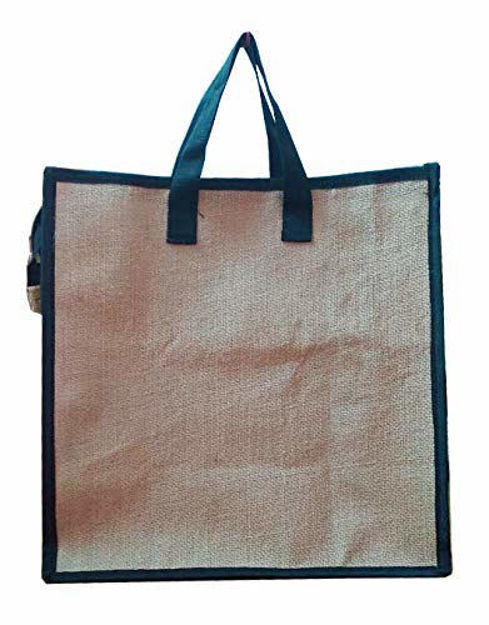 Picture of Pure Natural Jute Tote Hand Bag