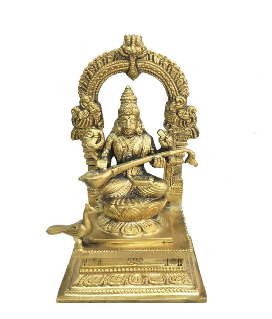 Picture of Bronze Saraswathi