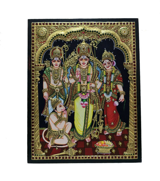 Picture of Tanjore Painting Shri Rama Lakshman Sita