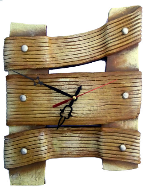 Picture of Terracotta Wall Clock (Screw design)