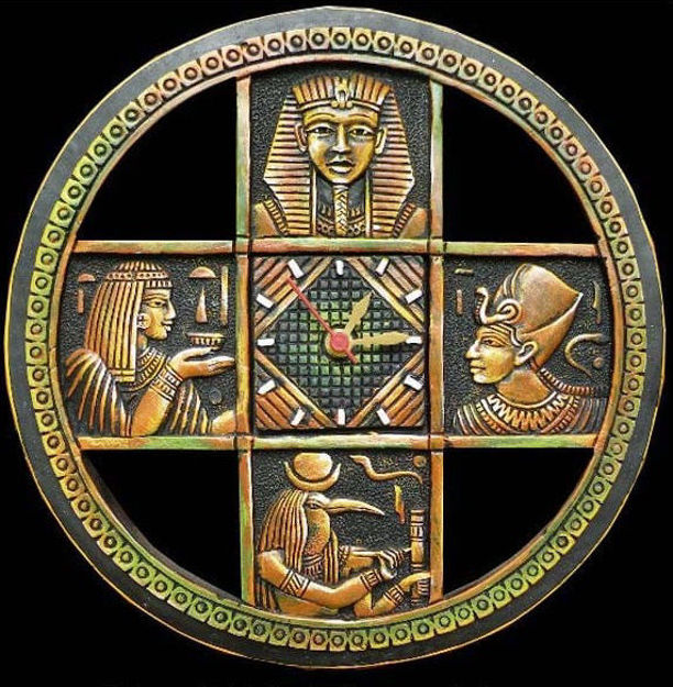 Picture of Terracotta Wall Clock (Egyptian Cycle)