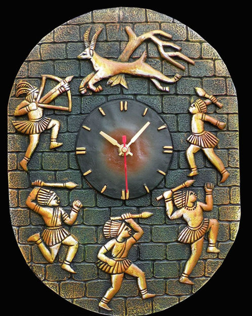 Picture of Terracotta Wall Clock (Jungle Watch)