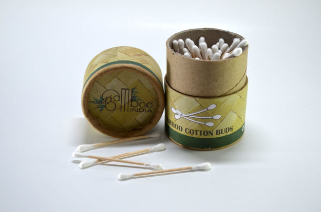 Picture of Bamboo Cotton Ear Buds (Pack of 50 sticks)
