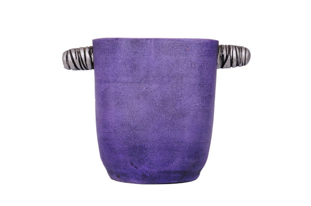 Picture of Terracotta Planter Purple Bag