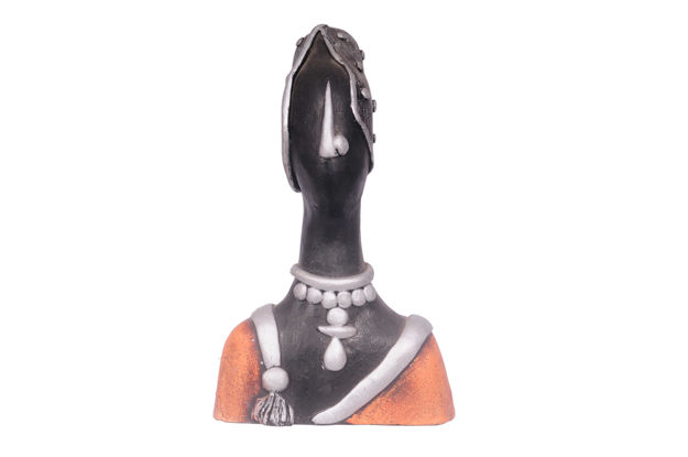 Picture of Terracotta Doll with Saree