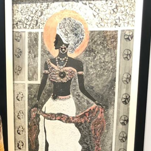 Picture of Black Women Art Acrylic Painting