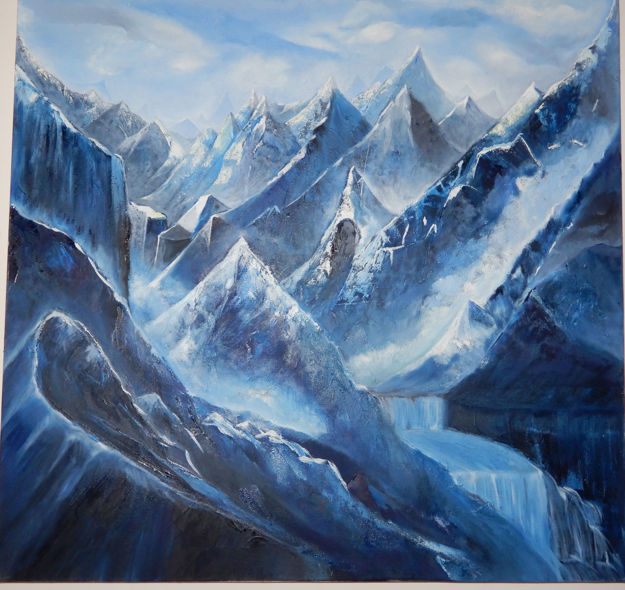 Picture of Blue Mountains Acrylic Painting