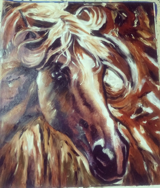 Picture of Horse Oil on Canvas Painting