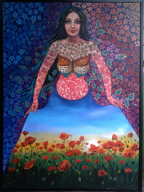 Picture of Mother Nature Acrylic Painting