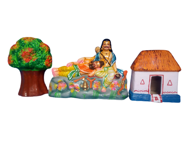 Picture of Karan and Guru Bhakti Golu Dolls