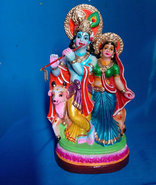 Picture of Radha Krishna Golu Dolls