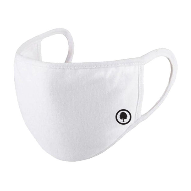 Picture of Cotton Face Mask White - Pack of 10 (Available in 2 sizes)