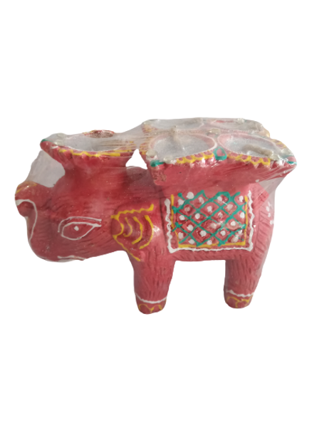 Picture of Elephant Wax Diya