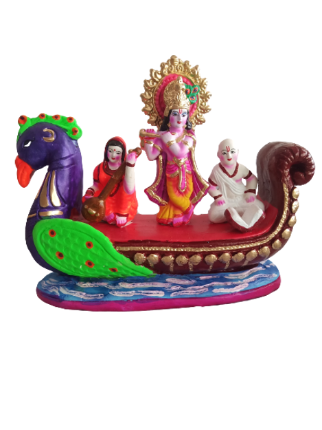 Picture of Krishna Boat Golu Dolls