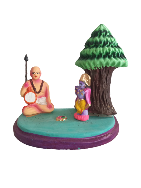 Picture of Krishna Kuchela Golu Dolls