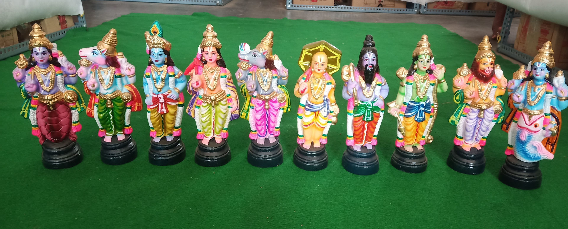 Dashavathara Set Golu Dolls (10 Pieces) | Wecomart - Buy Authentic