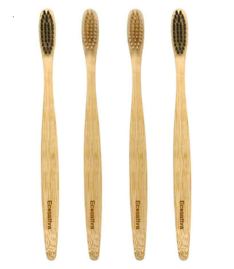 Natural and Charcoal Bristles