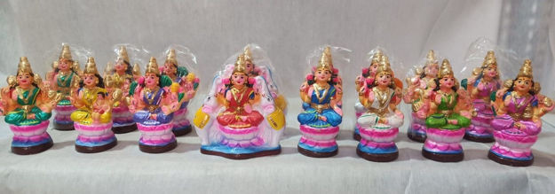 Picture of Ashta Lakshmi Set Golu Dolls (8 Pieces)