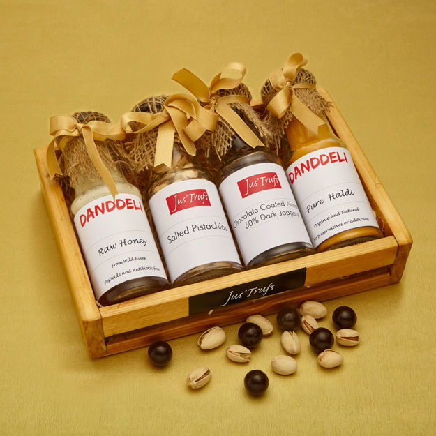 Picture of Immunity Builder Chocolate Dry Fruit and Honey Hamper