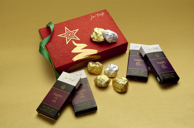 Picture of Christmas Artisanal Chocolate Jaggery Healthy Gift