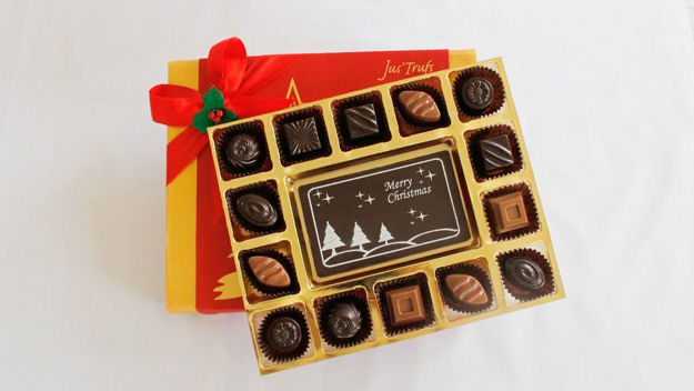 Picture of Merry Christmas Cheer with Classic Chocolate Truffles
