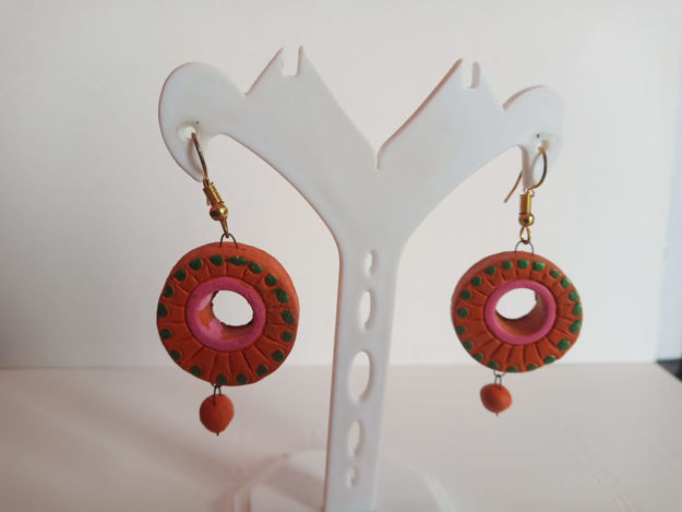 Picture of Terracotta Hanging Ear Ring