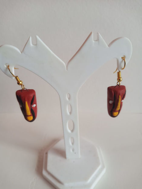 Picture of Terracotta Hanging Ear Ring