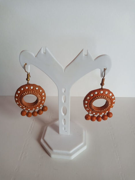 Picture of Terracotta Hanging Ear Ring