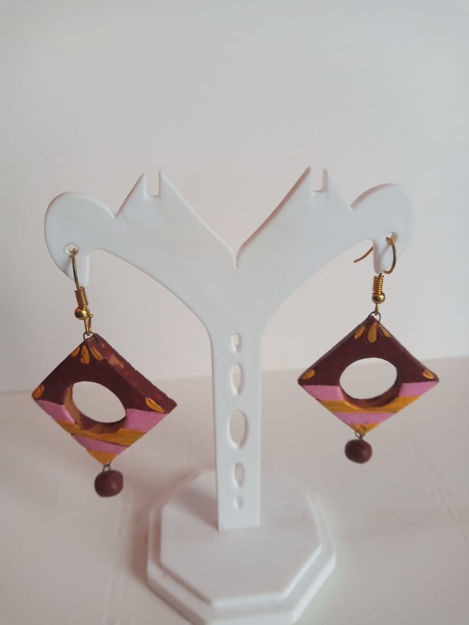 Picture of Terracotta Hanging Ear Ring