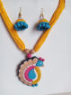 Picture of Terracotta Jewellery Set - Peacock - Available in 3 colors