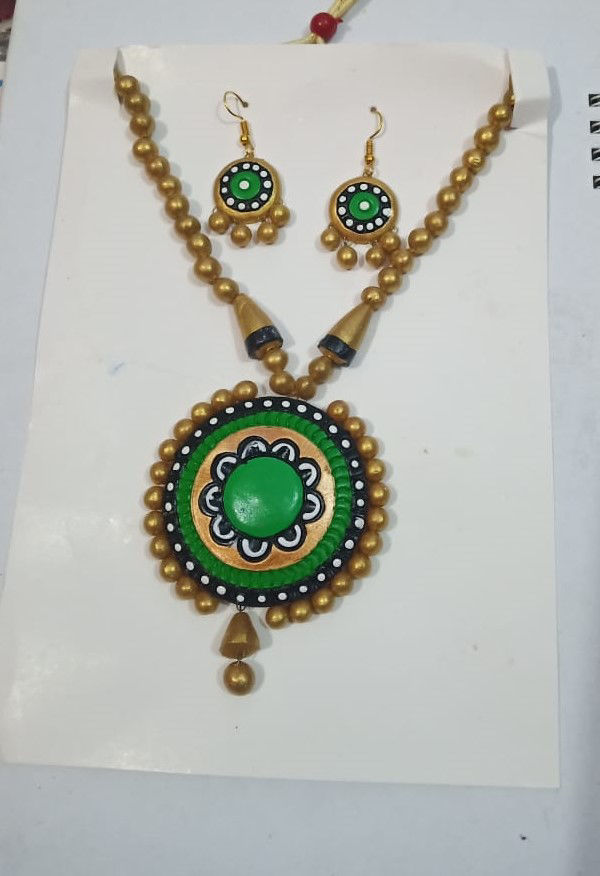 Green Big Pendant