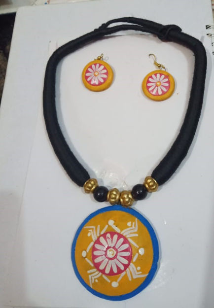 Picture of Terracotta Multicolour Jewellery Set - Available in 2 colors