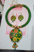 Picture of Terracotta Multicolour Jewellery Set -  Available in 6 colors
