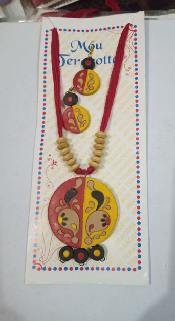 Picture of Terracotta Multicolour Jewellery Set - Available in 2 colors