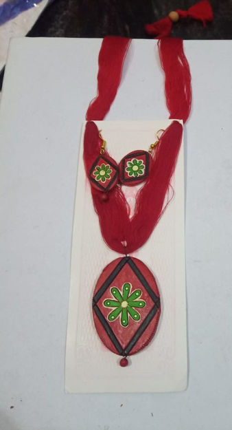 Picture of Terracotta Multicolour Jewellery Set