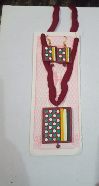 Picture of Terracotta Multicolour Jewellery Set