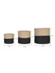 Picture of Jute Planters Black  & Brown - Available in 3 Size