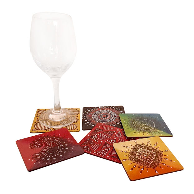 Picture of Wooden Coasters - Set of 6