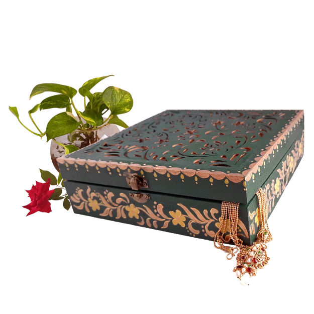 Picture of Wooden Green Box