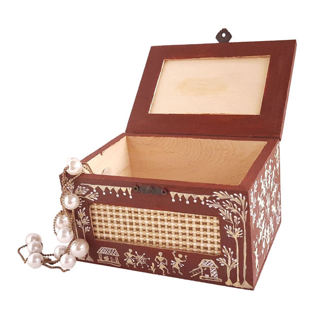Picture of Wooden Rectangular Box