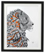 Picture of Ferocious Lion Painting