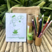 Picture of Jute Bag Collection: 1 Seed Diary and 10 Seed Colour Pencils
