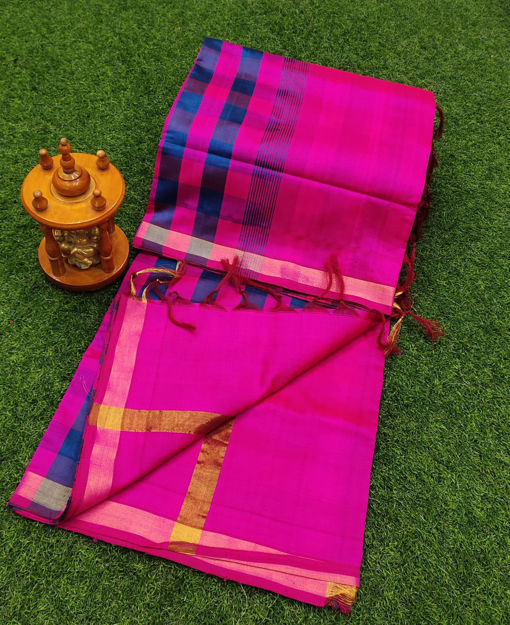 Picture of Silk Checks Model Sarees