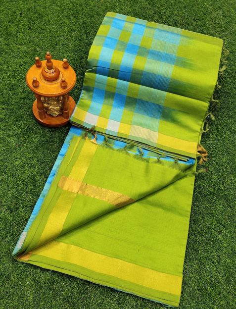 Picture of Silk Checks Model Sarees