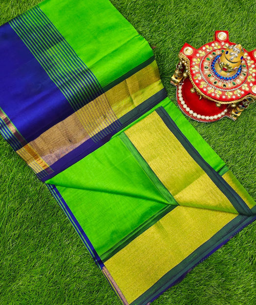 Picture of Silk Saree with Kaddi Border