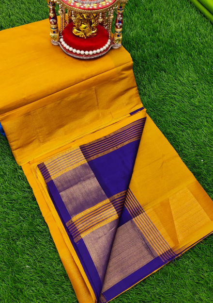 Picture of Silk Saree with Kaddi Border